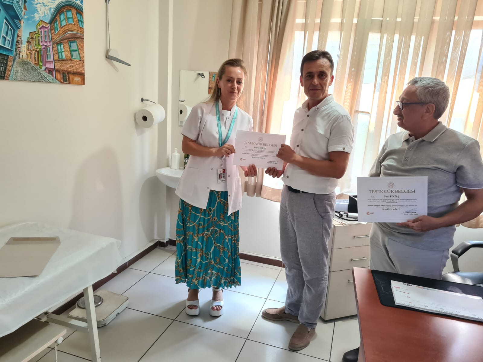Aile Sağlığı Merkezimiz 002 ve 003 nolu birim hemşire ve doktorlarına Sağlık Müdürlüğü 